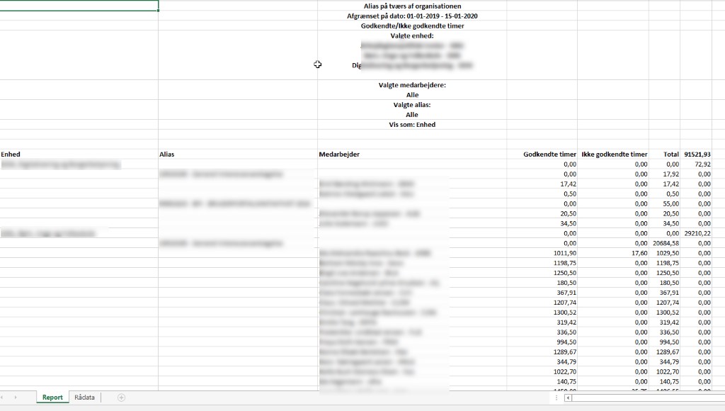 Eksporter Til Excel 2