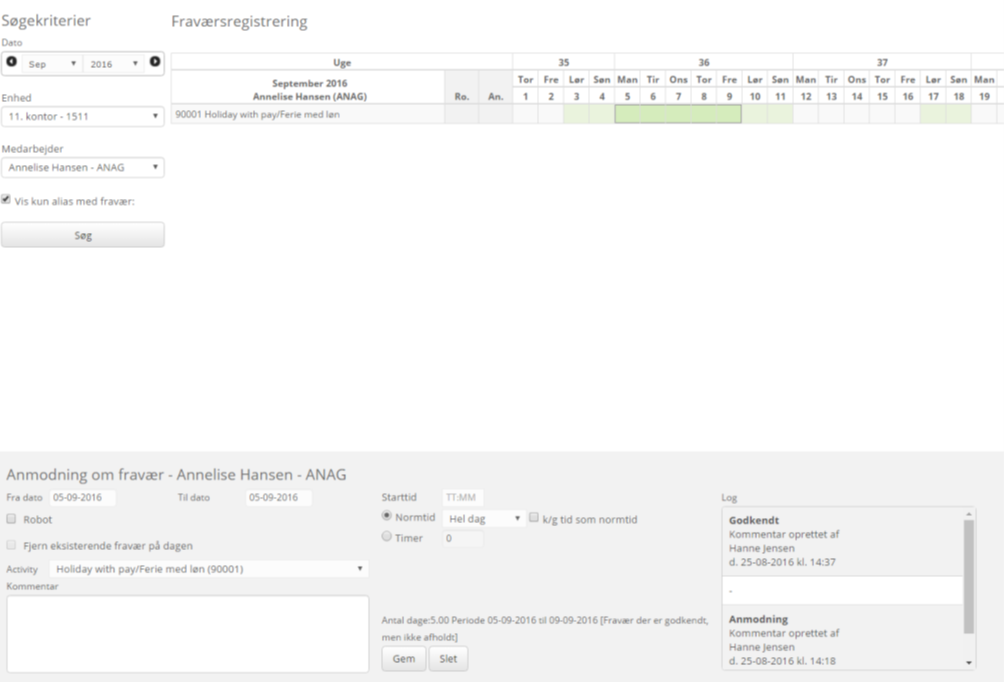 Fravaersregistrering 2