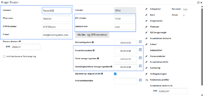 Opdatering Af Medarbejder Ansaettelse Ekstern