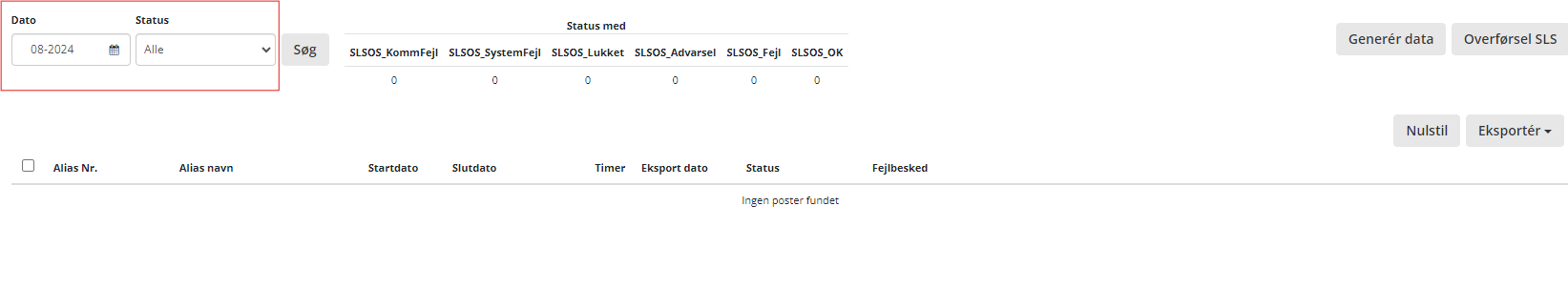 Tjek Data Er Koert Til Sls Frav Soeg