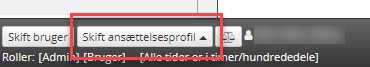 Skift Ansaettelsesprofil