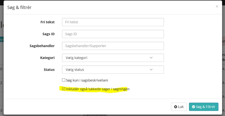 Find En Sag I Kundecenteret
