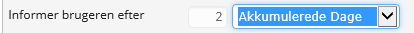 Akkumulerede Dage