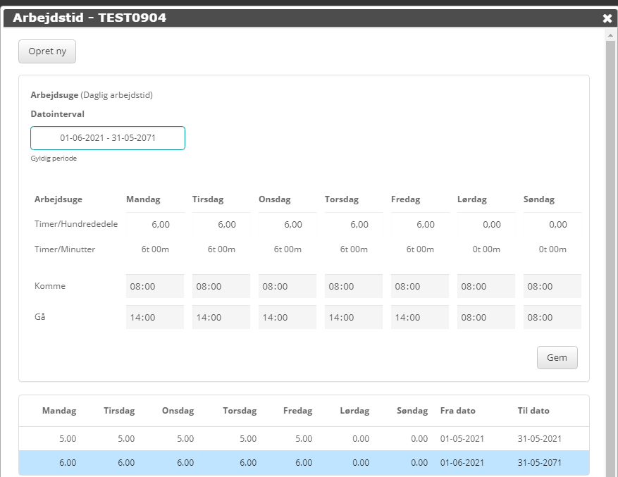 Arbejdstid Gem 2