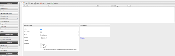 Opret Og Vedligehold Brugergrupper