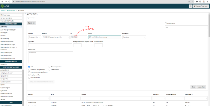 Herefter Oprettes Aktiviteten 2