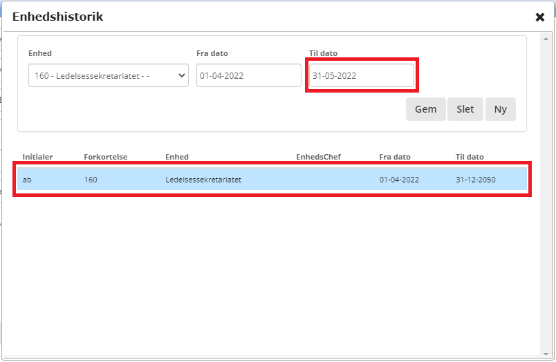 Fratraedelse Af Medarbejder Linje
