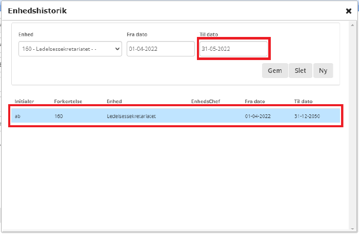 Fratraedelse Af Medarbejder Linje
