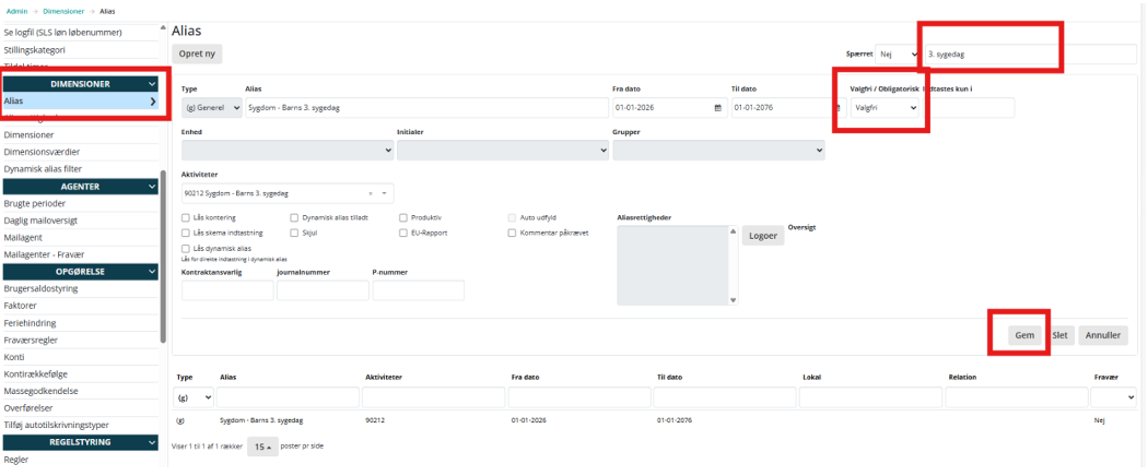 Ga Til Alias Under Dimensioner 2 Vaelg