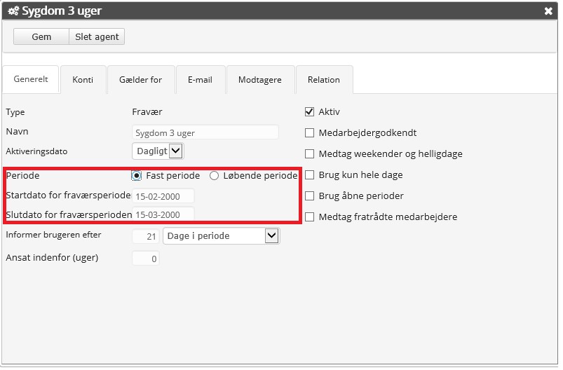 Mailagenter I Perioden 2
