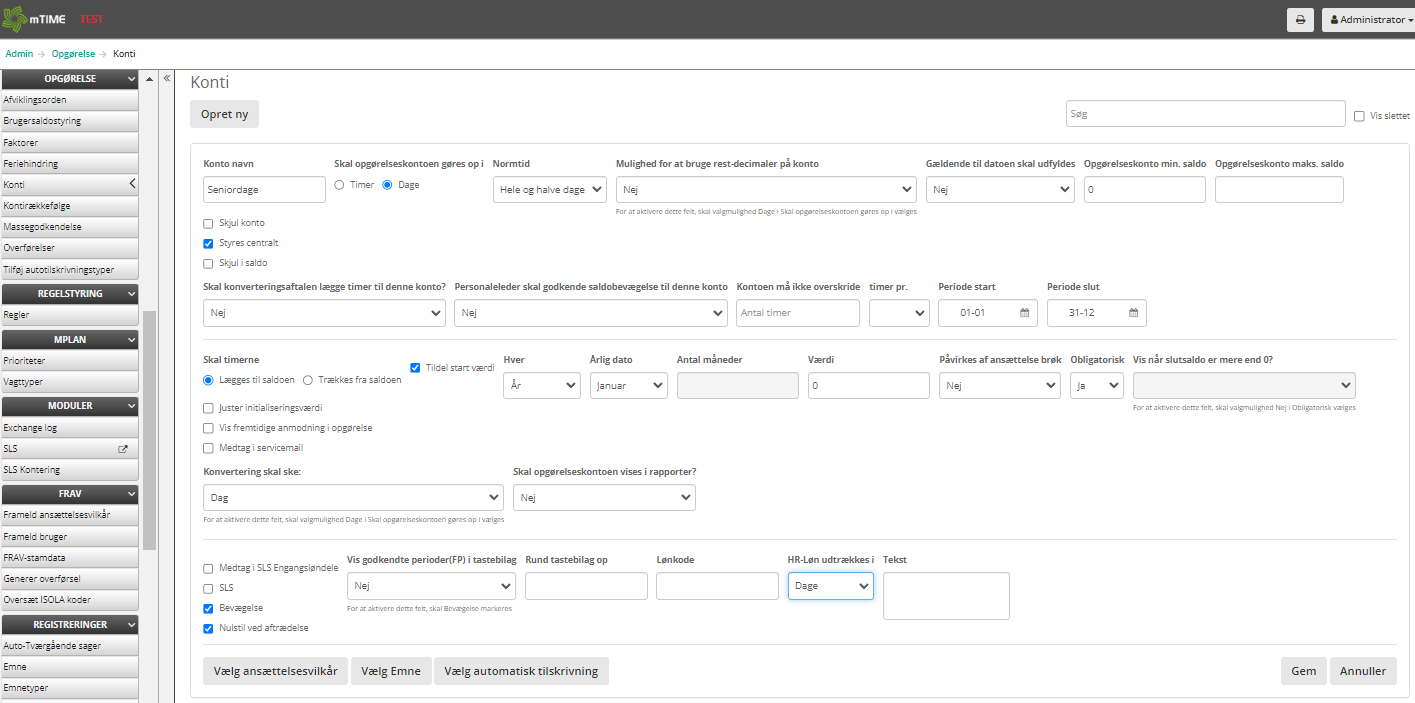 Oprettelse Af Opgoerelseskonto Seniordage 1 T