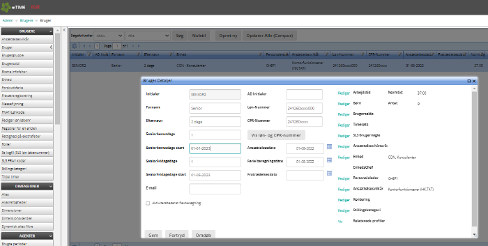 Tildeling Af Dage Seniorbonusdage