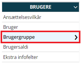 Opret Brugergruppe Brugere