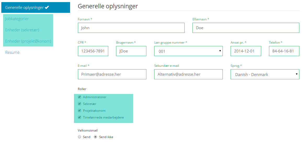 Oprettelse Af Brugertyper I Bunden Af