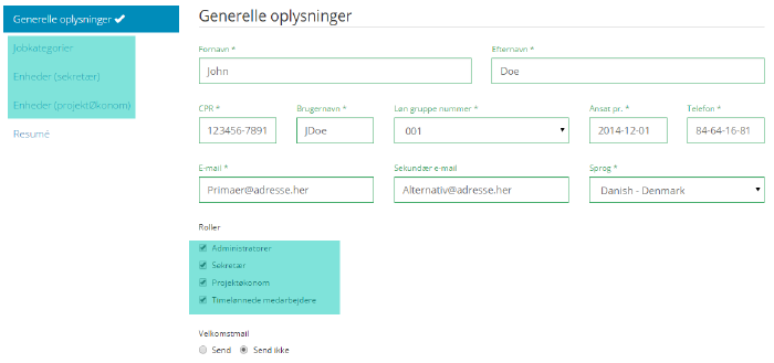 Oprettelse Af Brugertyper I Bunden Af