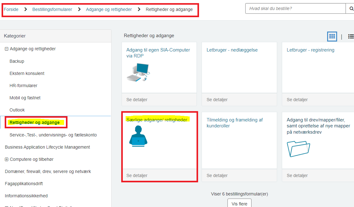 Ansoegning Om Mview Adgang Databasenavn