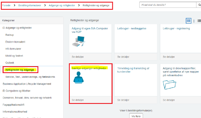 Ansoegning Om Mview Adgang Databasenavn