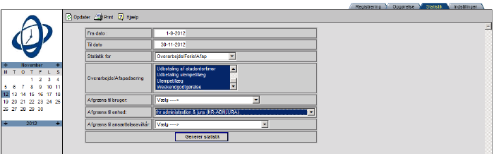 Valgmuligheder Eksempel 6